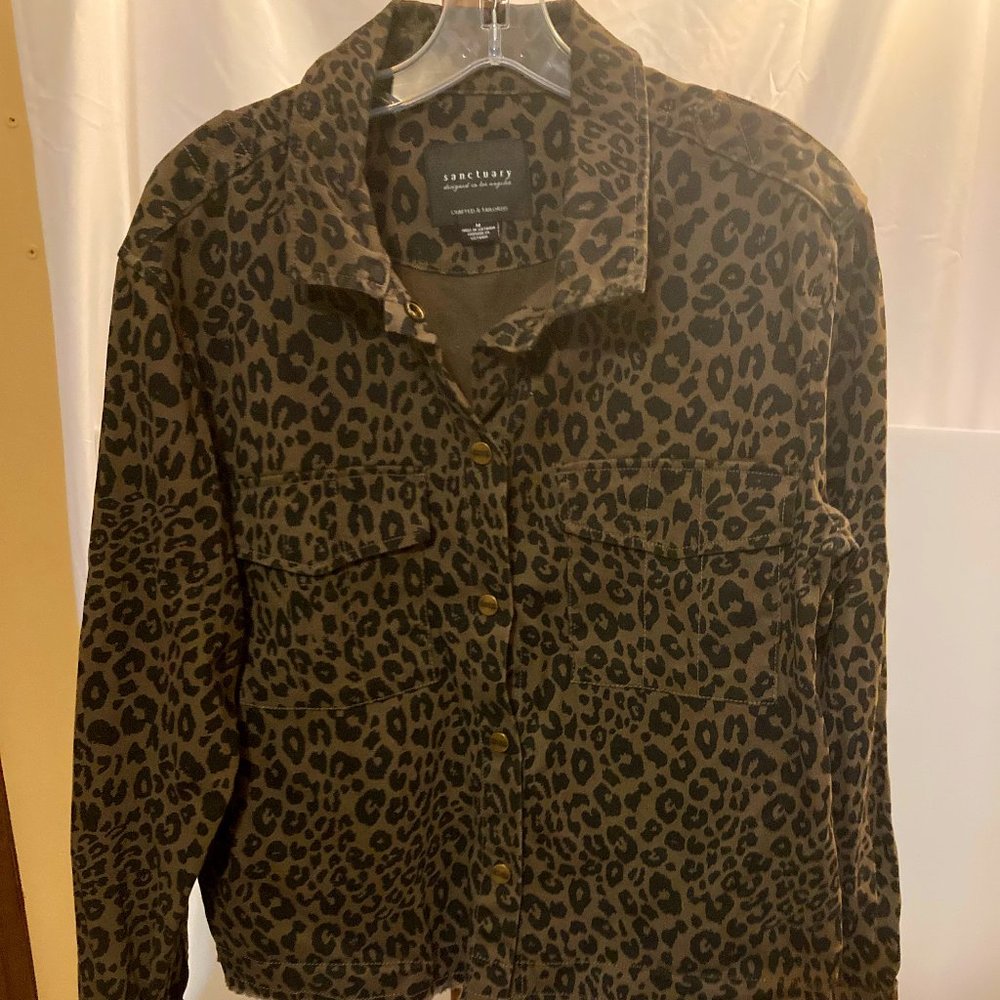 Sanctuary Jacket Animal Print